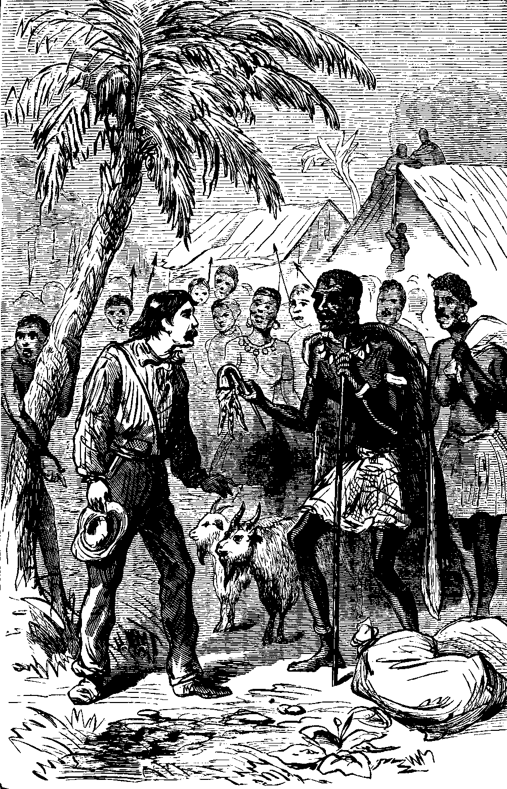 Du Chaillu and  King Olenda