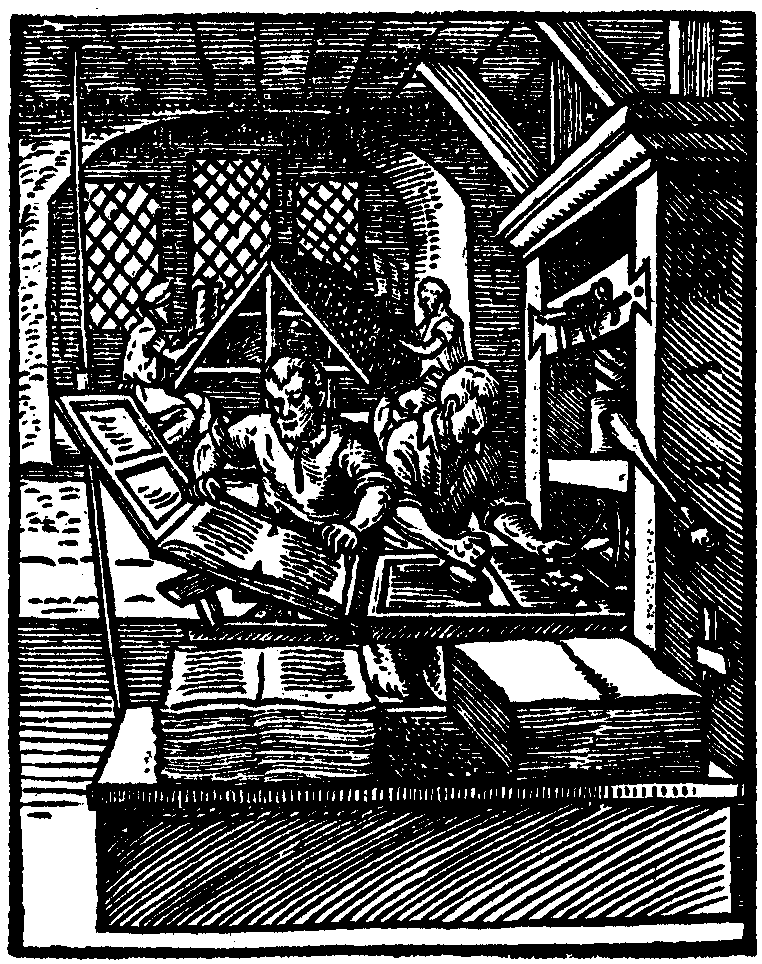 early printing press