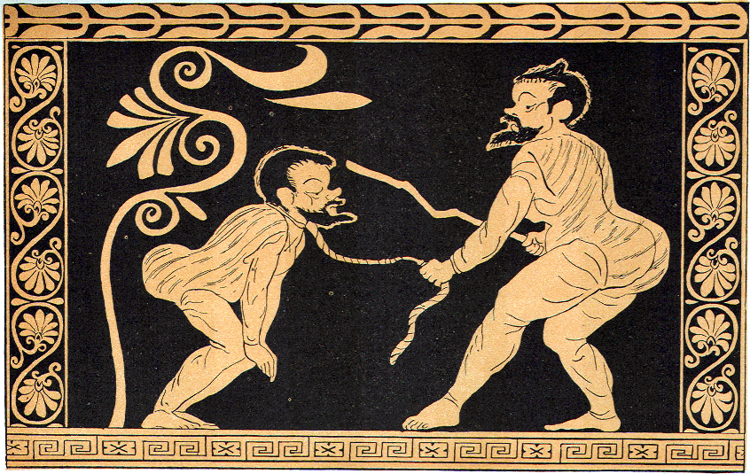 [Illustration] from Stories from Greek Comedians by Alfred J. Church