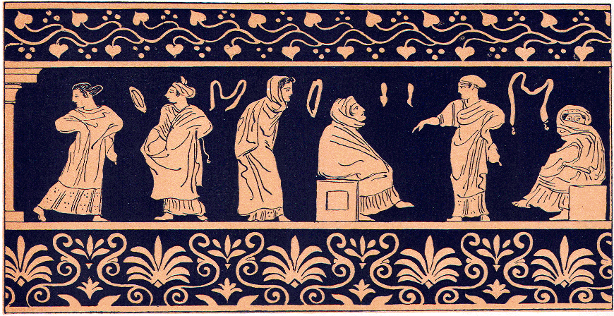 [Illustration] from Stories from Greek Comedians by Alfred J. Church