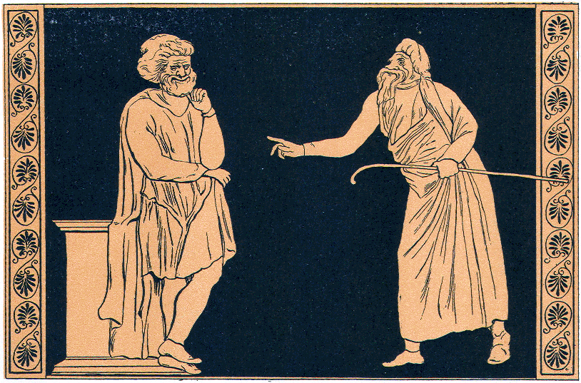 [Illustration] from Stories from Greek Comedians by Alfred J. Church