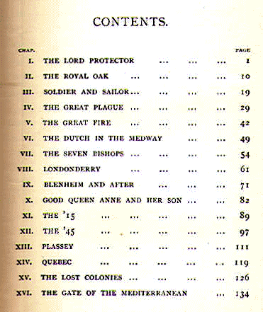 [Contents, Page 1 of 2] from English History Stories - III by Alfred J. Church