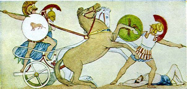 [Frontispiece] from Iliad for Boys and Girls by Alfred J. Church