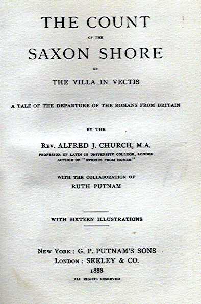 [Title Page] from Count of the Saxon Shore by Alfred J. Church