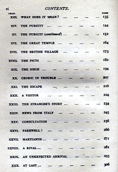 [Contents (continued)] from Count of the Saxon Shore by Alfred J. Church