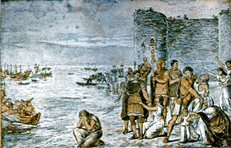 Legions leave britain