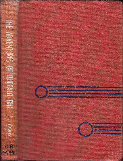 [Book Cover] from Adventures of Buffalo Bill by William Cody