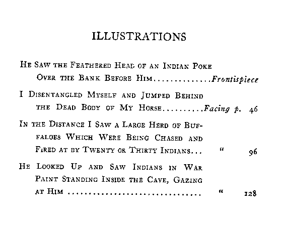 [Illustrations] from Adventures of Buffalo Bill by William Cody