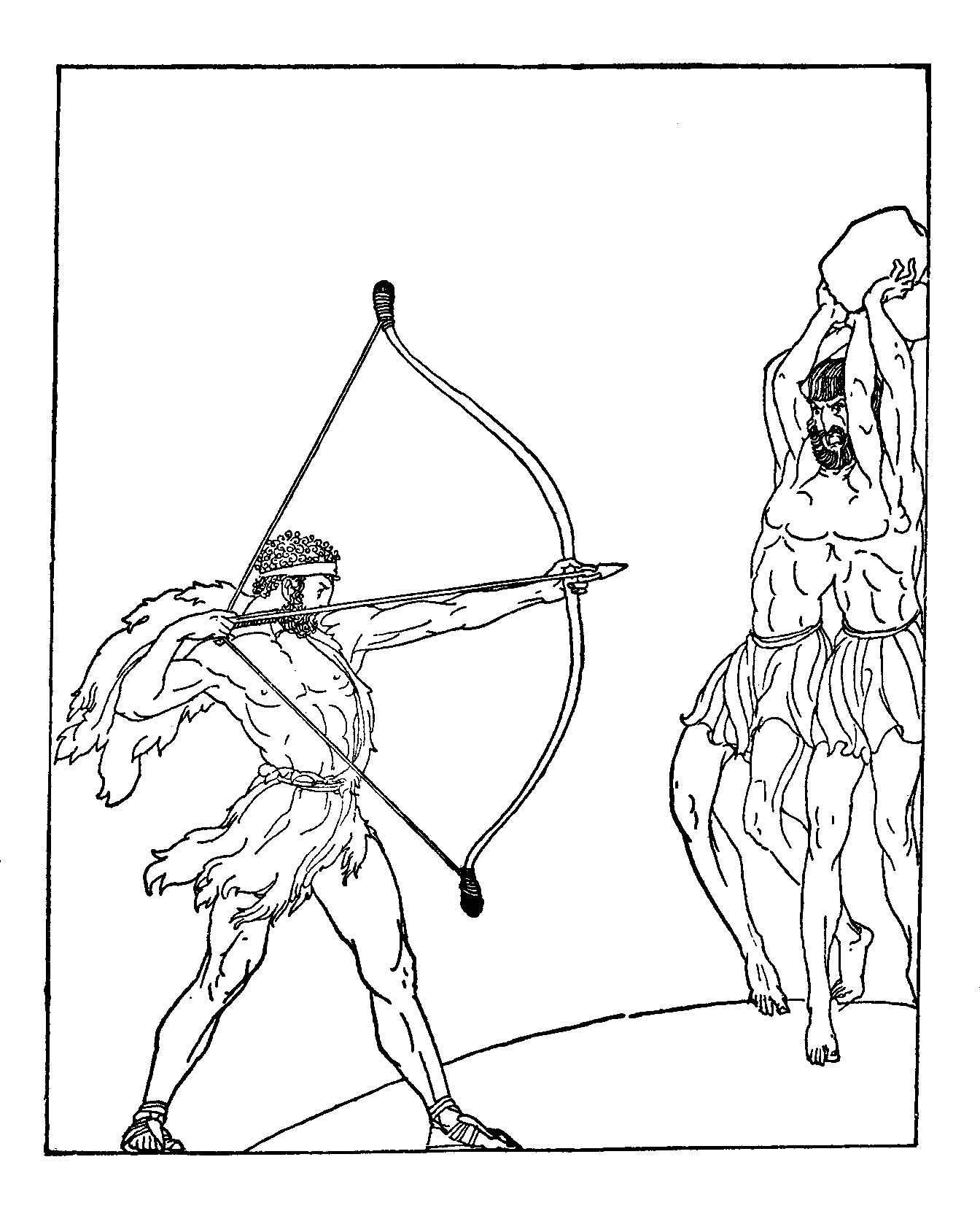 [Illustration] from Golden Fleece by Padraic Colum