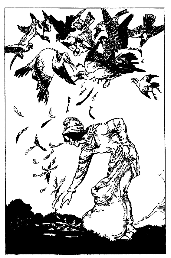 [Illustration] from King of Ireland's Son by Padraic Colum