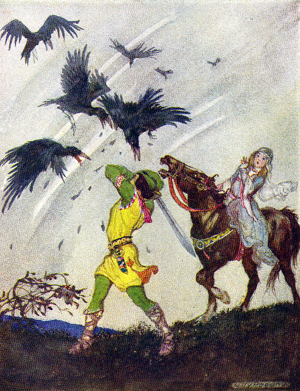 [Illustration] from King of Ireland's Son by Padraic Colum