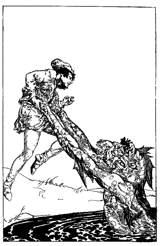 [Illustration] from King of Ireland's Son by Padraic Colum