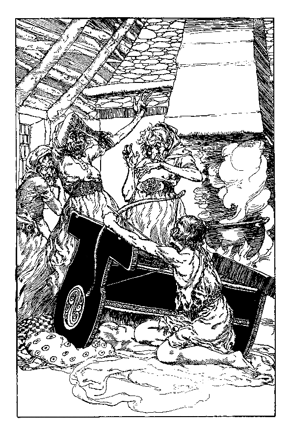 [Illustration] from King of Ireland's Son by Padraic Colum