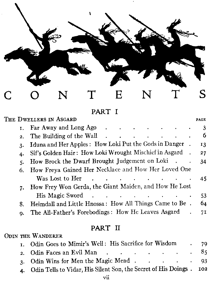 [Contents 1 of 2] from Children of Odin by Padraic Colum