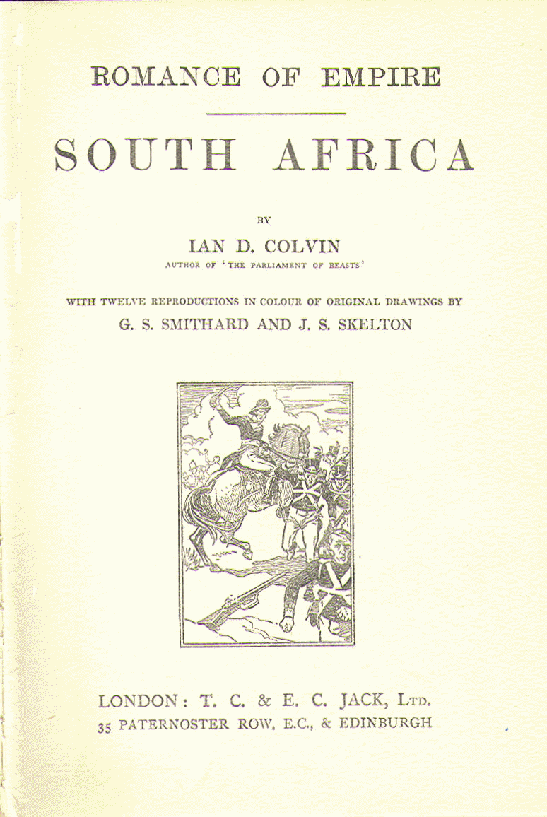 [Title Page] from South Africa by Ian D. Colvin
