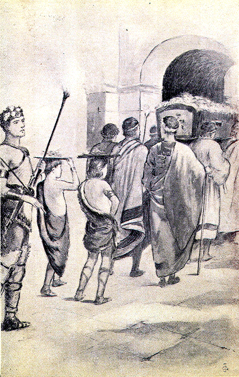 [Illustration] from Our Little Roman Cousin by Julia D. Cowles