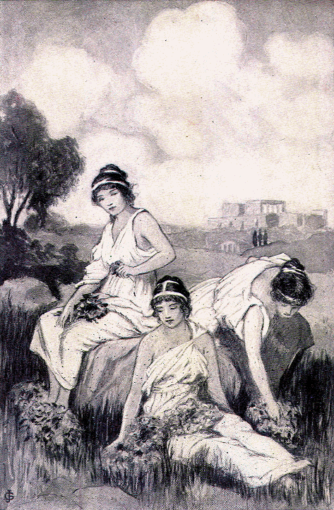 [Illustration] from Our Little Spartan Cousin by Julia D. Cowles