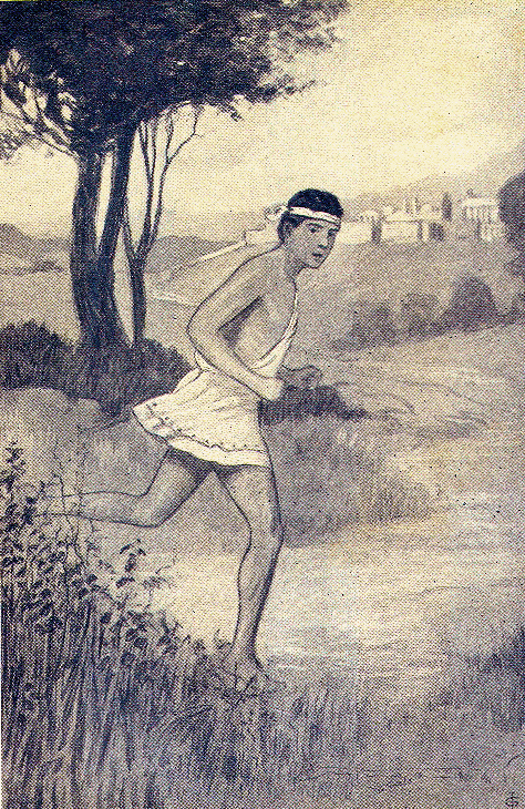 [Illustration] from Our Little Spartan Cousin by Julia D. Cowles