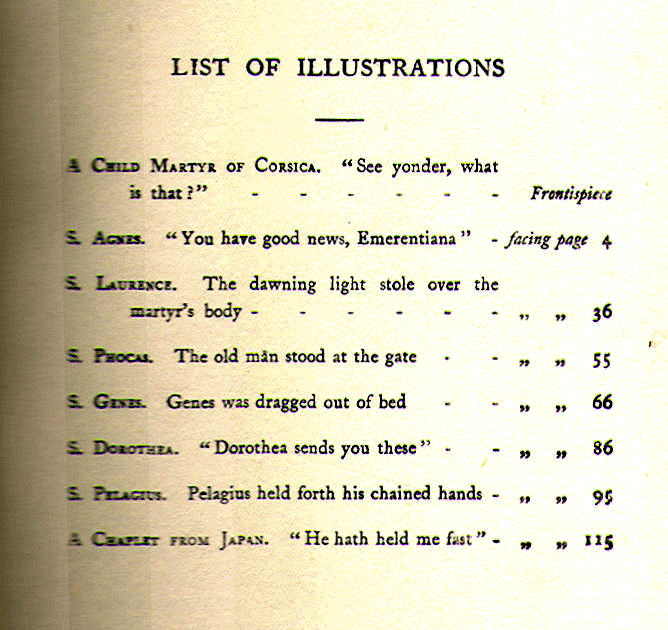 [Illustrations] from Roses of Martyrdom by C. M. Cresswell