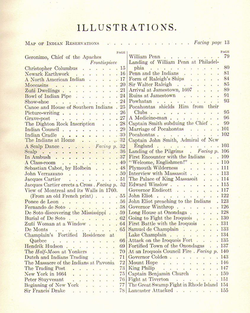 [Illustrations, Page 1 of 3] from Indian History for Young Folks by Francis Drake