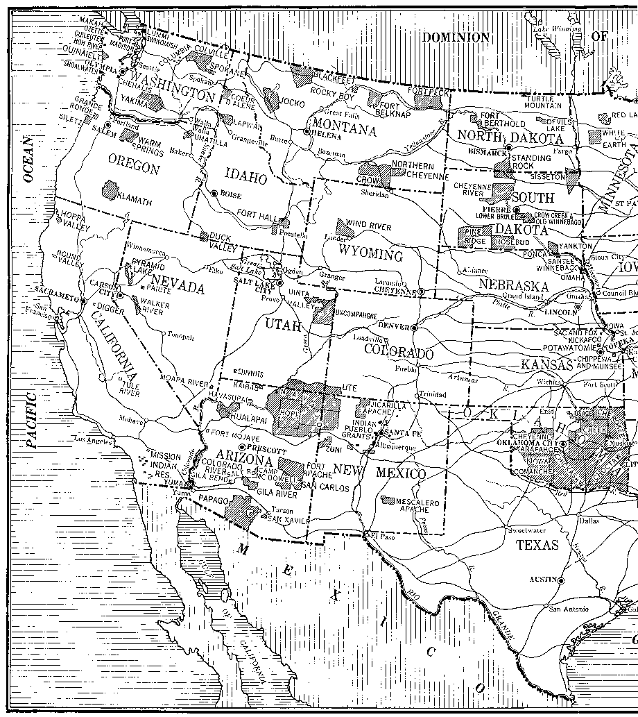 Indian Reservations--East