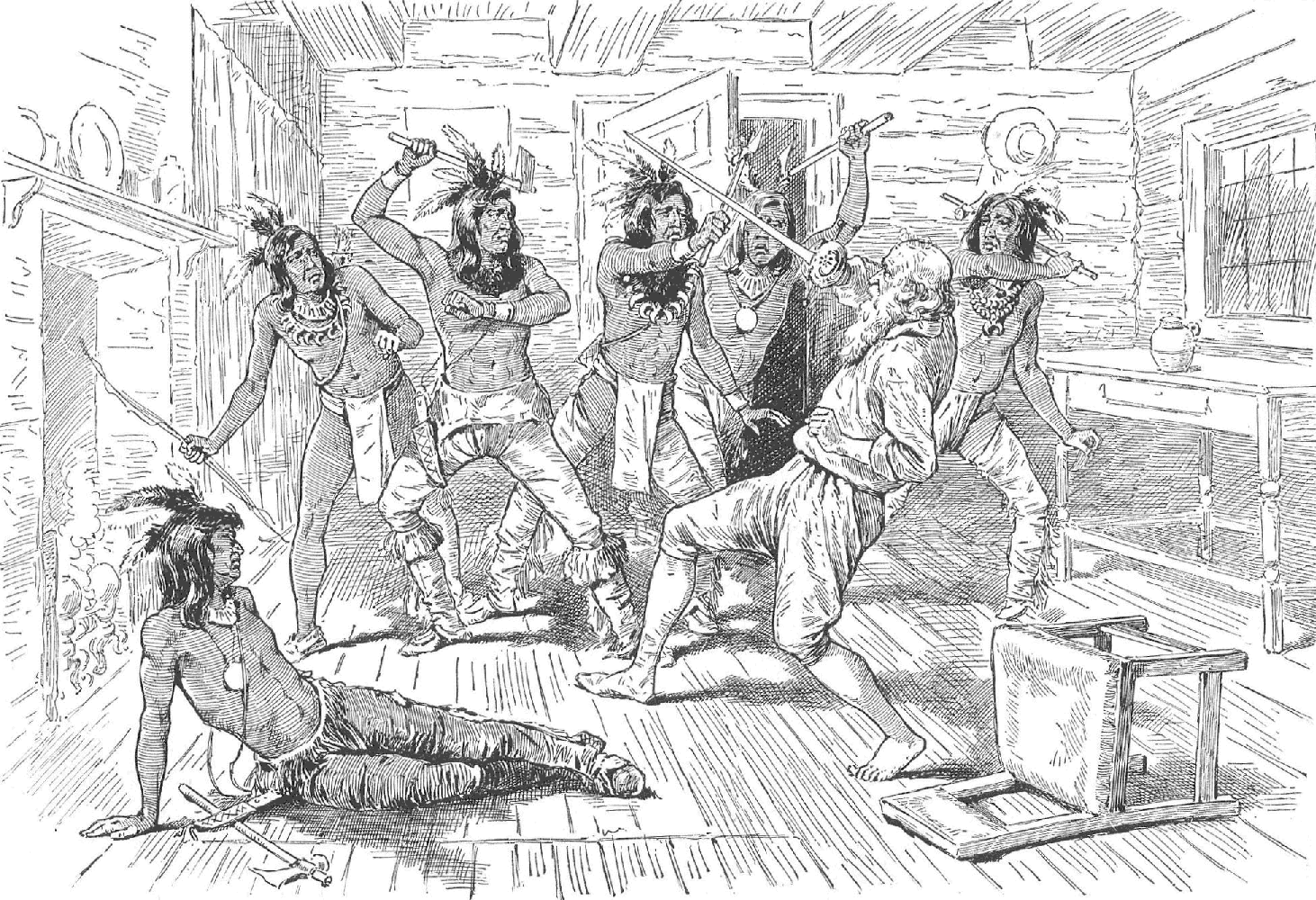 Indians attack Waldron