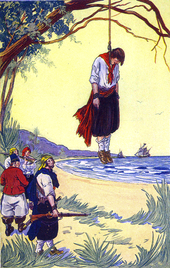 Hung for piracy.