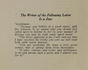 [Quote] from Jewish Influence in America by Henry Ford