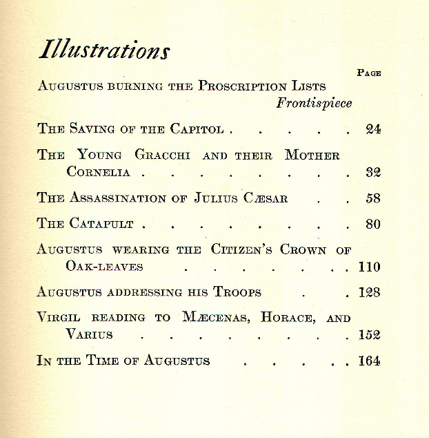 [Illustrations] from Augustus Caesar by Rene Francis