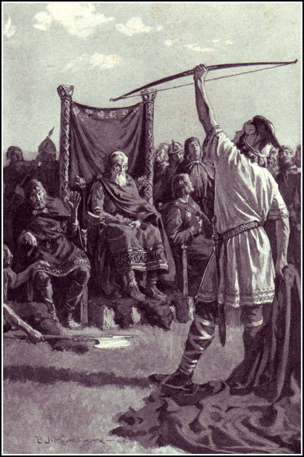 rolf with viking bow