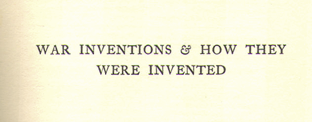 [Title] from War Inventions by Charles Gibson