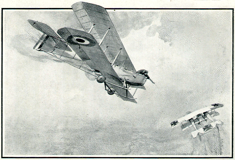 Air battle over france