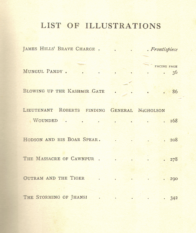 [Illustrations] from Heroes of the Indian Mutiny by Edward Gilliat