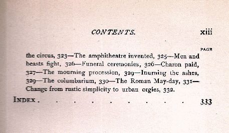 [Contents, Page 9 of 9] from The Story of Rome by Arthur Gilman