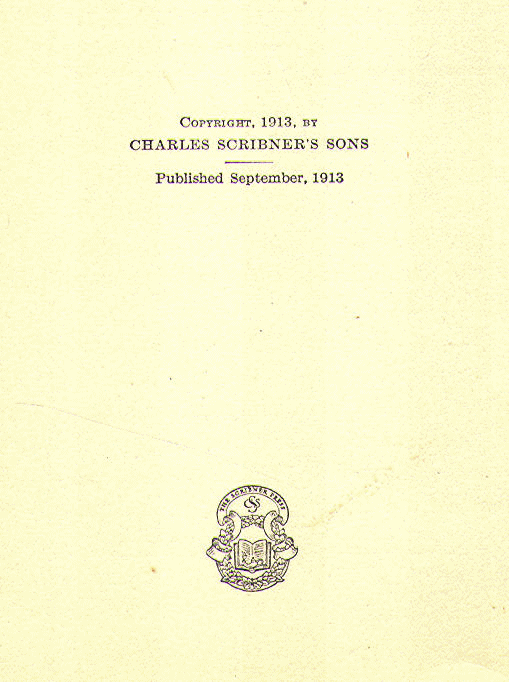 [Copyright Page] from Blackfeet Indian Stories by G. B. Grinnell