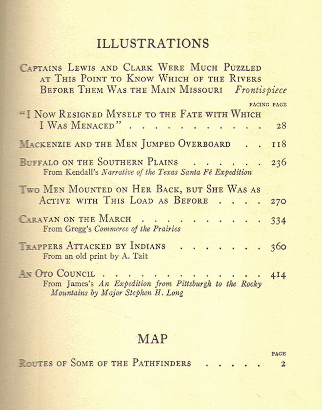 [Illustrations] from Trails of the Pathfinders by G. B. Grinnell