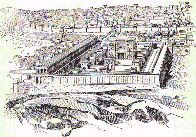 [Illustration] from The Story of the Chosen People by Helene Guerber