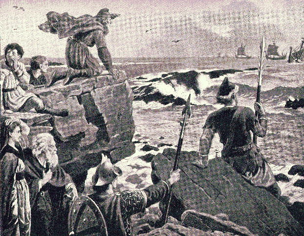 Danes invade Britain