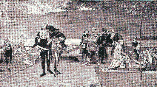 Edward II. and Piers Gaveston.