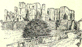 Ruins of Kenilworth Castle.