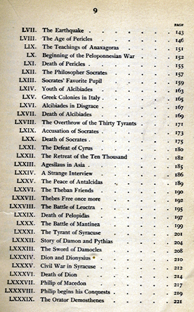 [Contents (continued)] from The Story of the Greeks by Helene Guerber