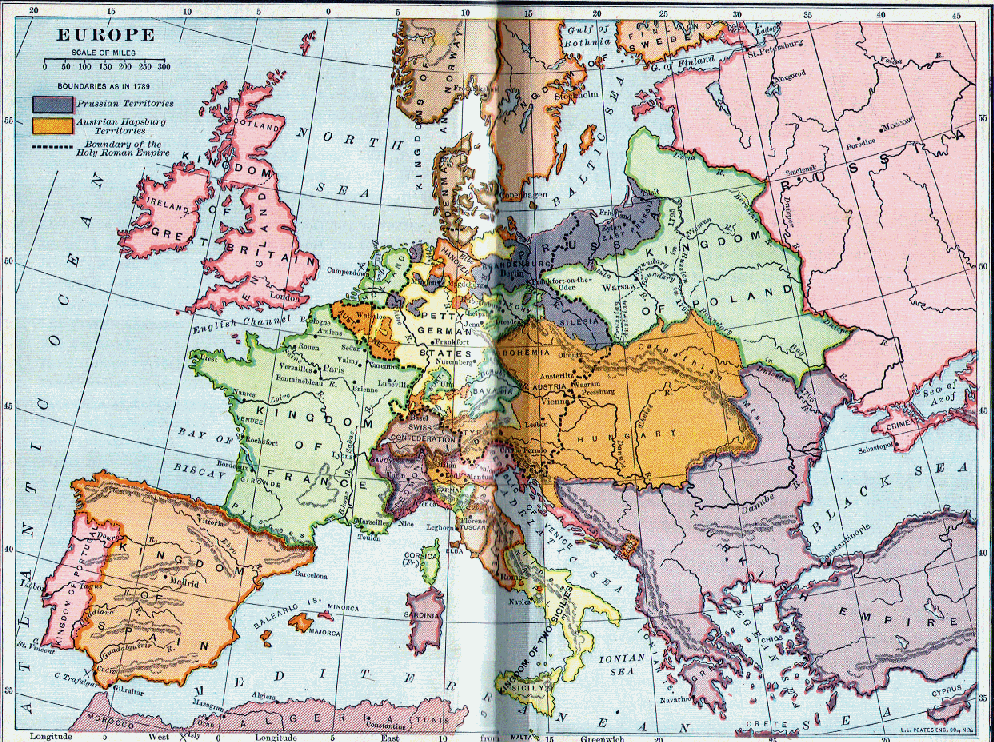 [Map] from The Story of Modern France by Helene Guerber
