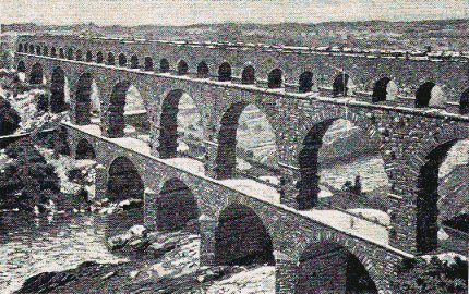 Roman aqueducts near Nimes