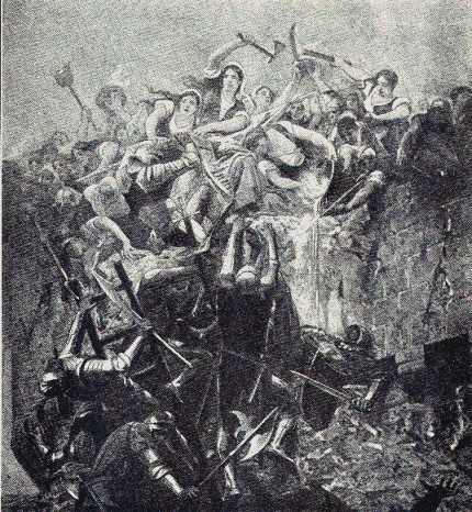 Women defending Beauvais