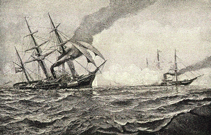 Alabama and Kearsarge