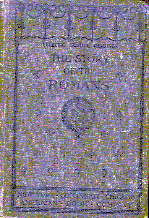 [Book Cover] from Story of the Romans by Helene Guerber
