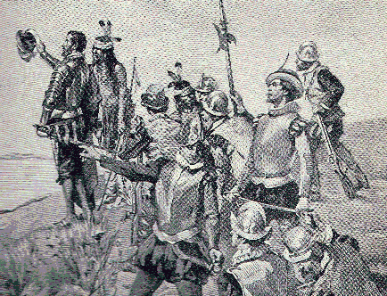 De Soto's first view of the Mississippi