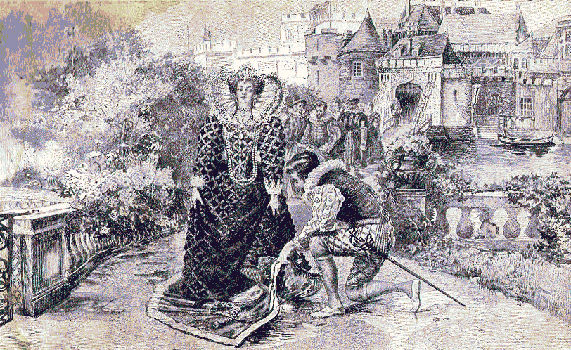 Raleigh and Queen Elizabeth