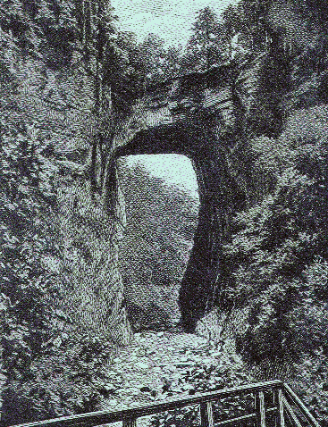 The Virginia natural bridge