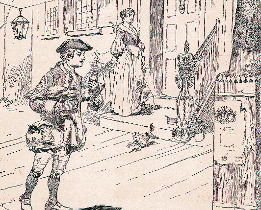 Franklin's entry into Philadelphia